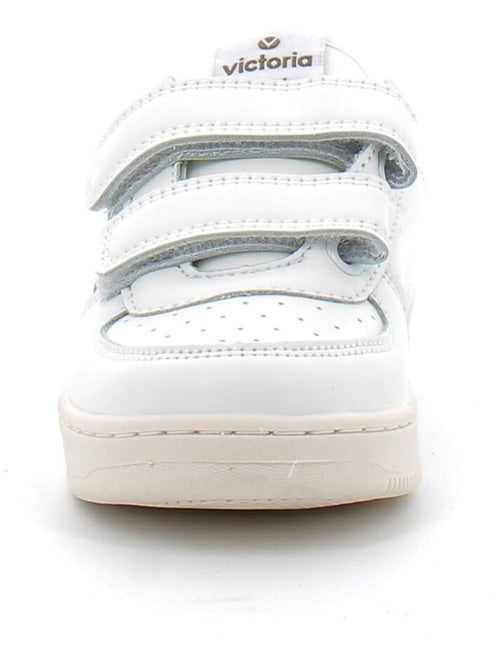 Baskets en Cuir et Syntetique Victoria. - Kiabi