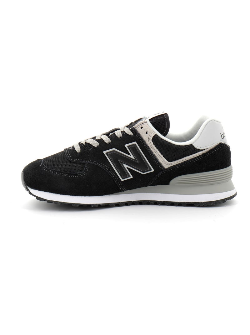 Baskets en Cuir et Textile new Balance Noir - Kiabi