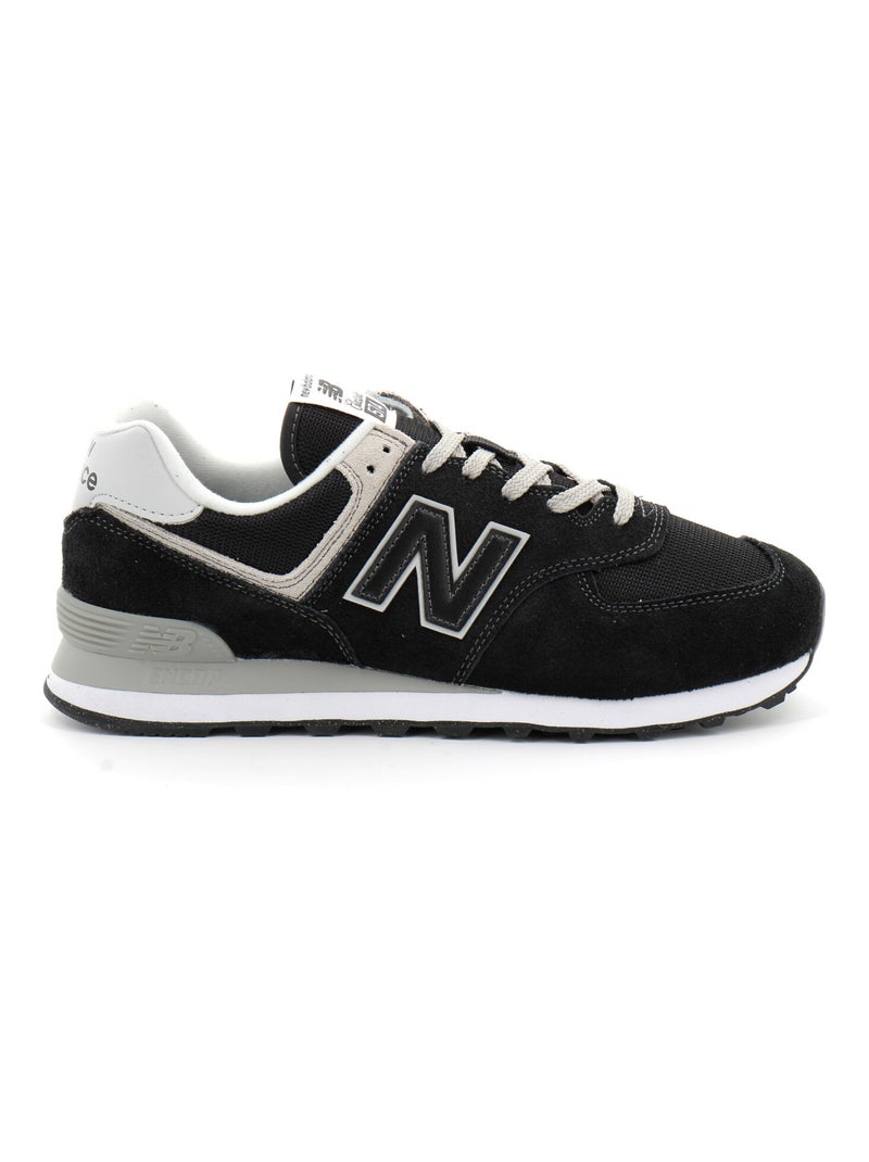 Baskets en Cuir et Textile new Balance Noir - Kiabi
