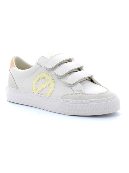 Baskets en Cuir et Textile no Name - Kiabi