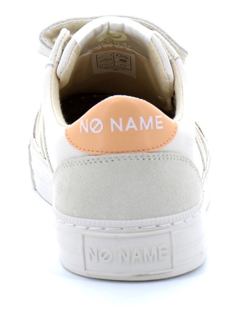 Baskets en Cuir et Textile no Name Blanc - Kiabi