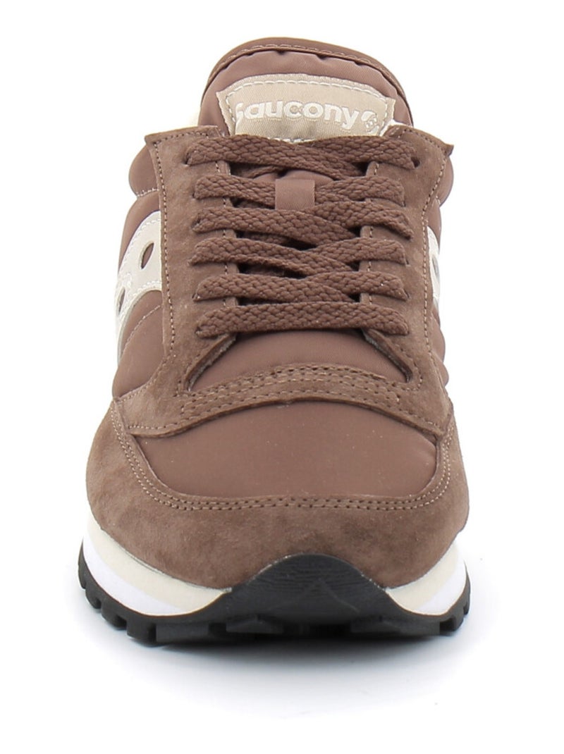 Baskets en Cuir et Textile Saucony Marron - Kiabi