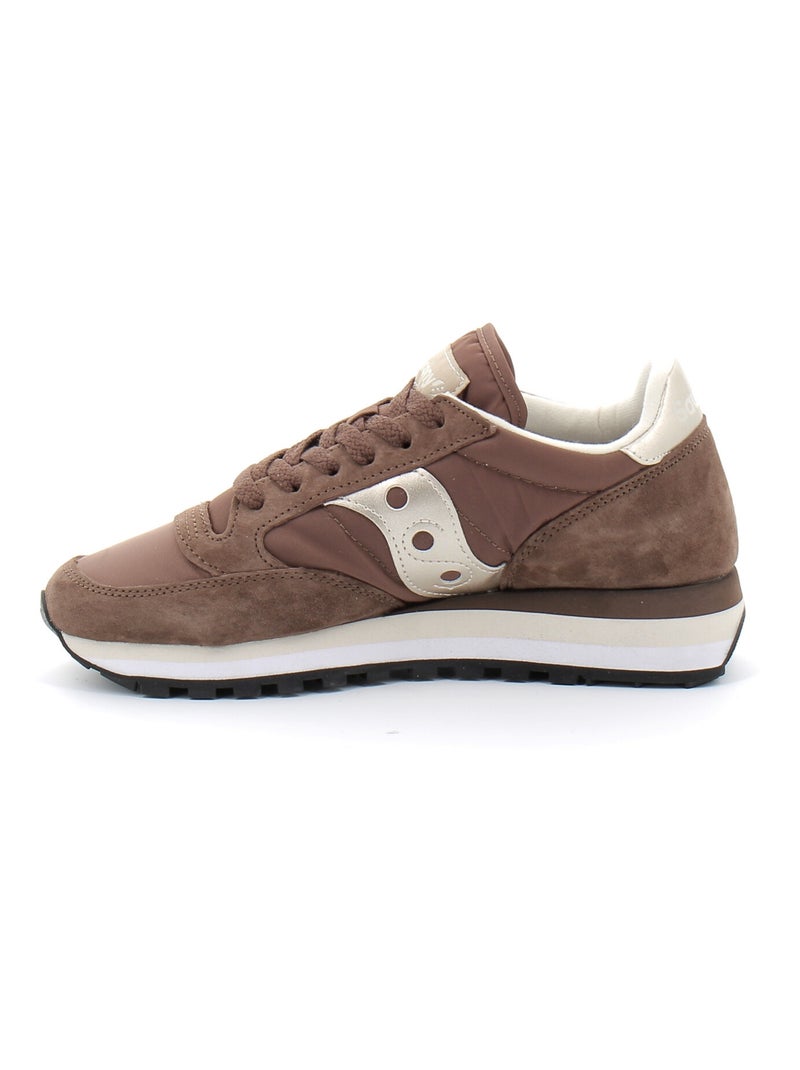 Baskets en Cuir et Textile Saucony Marron - Kiabi