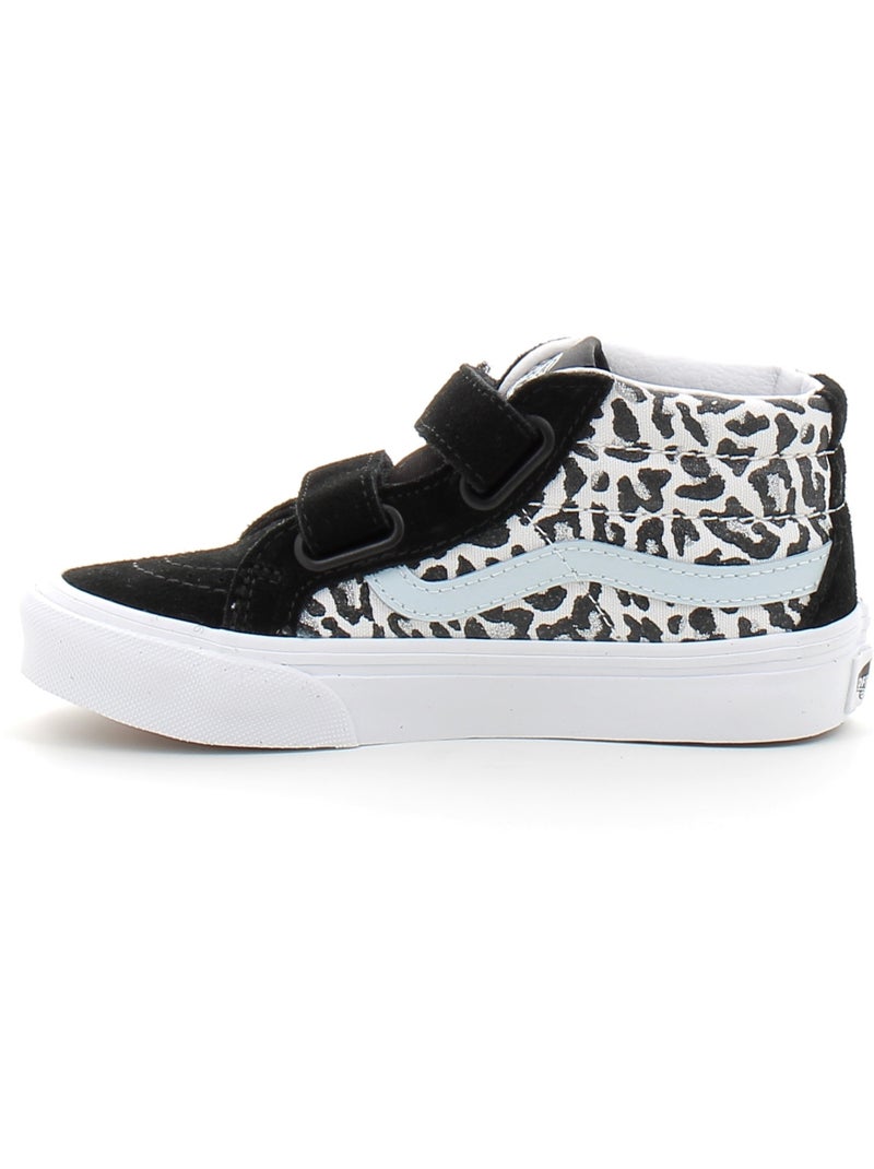 Baskets en Cuir et Textile Vans Blanc - Kiabi