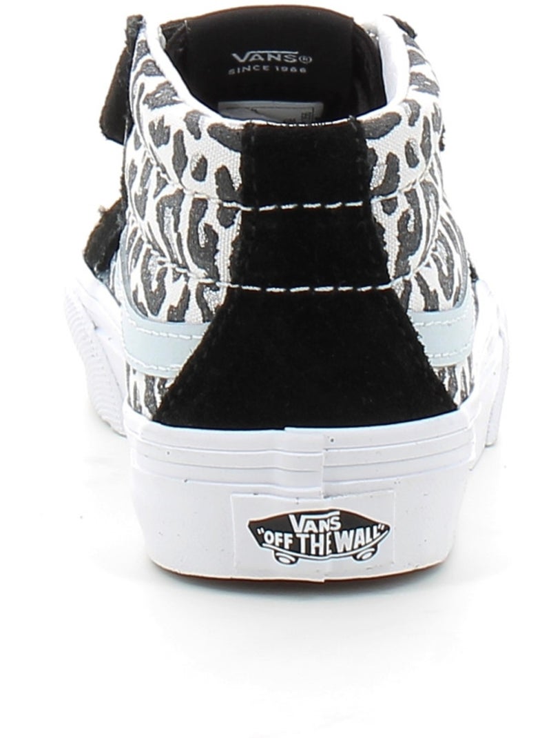Baskets en Cuir et Textile Vans Blanc - Kiabi