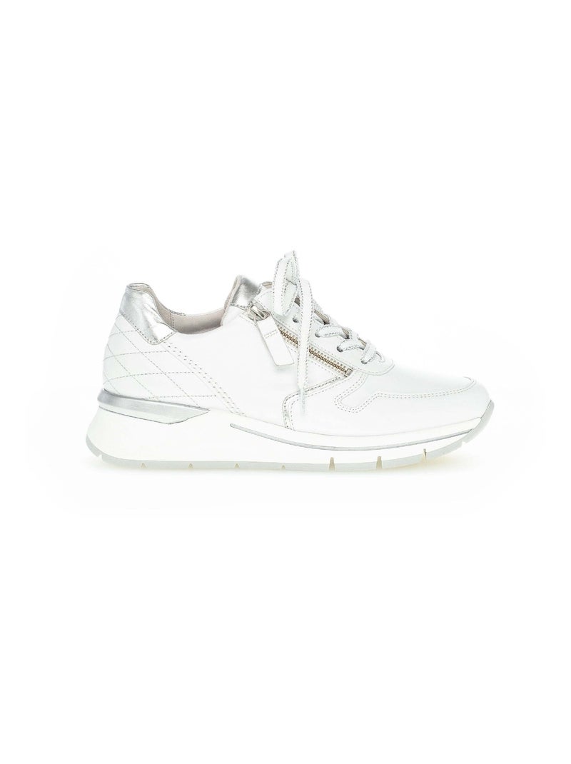 Baskets  en cuir Gabor Blanc - Kiabi