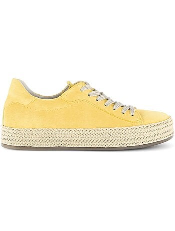 Baskets en cuir