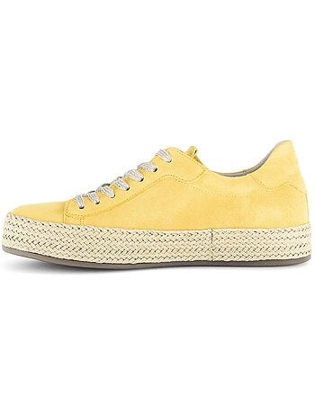 Baskets en cuir