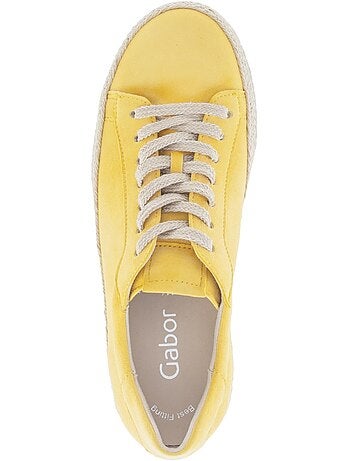Baskets en cuir