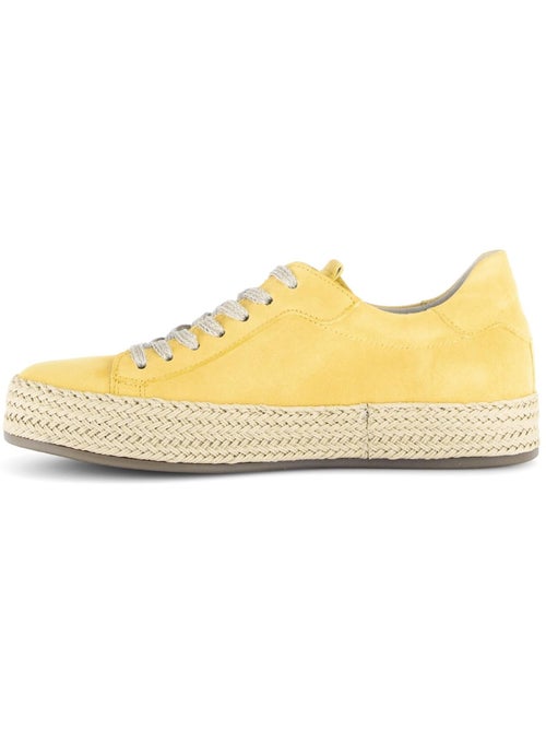 Baskets  en cuir - Kiabi