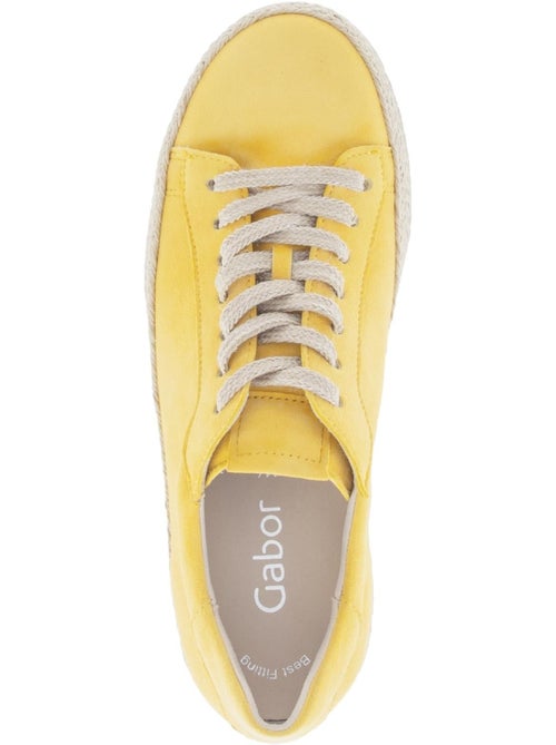 Baskets  en cuir - Kiabi