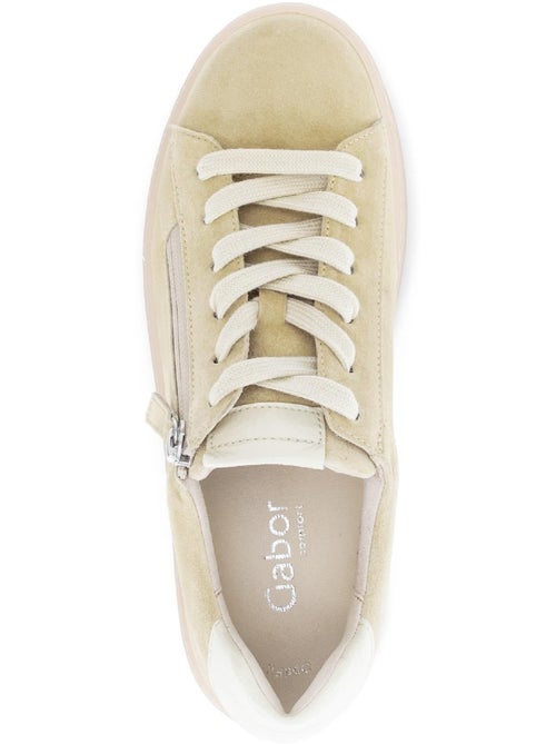 Baskets  en cuir - Kiabi