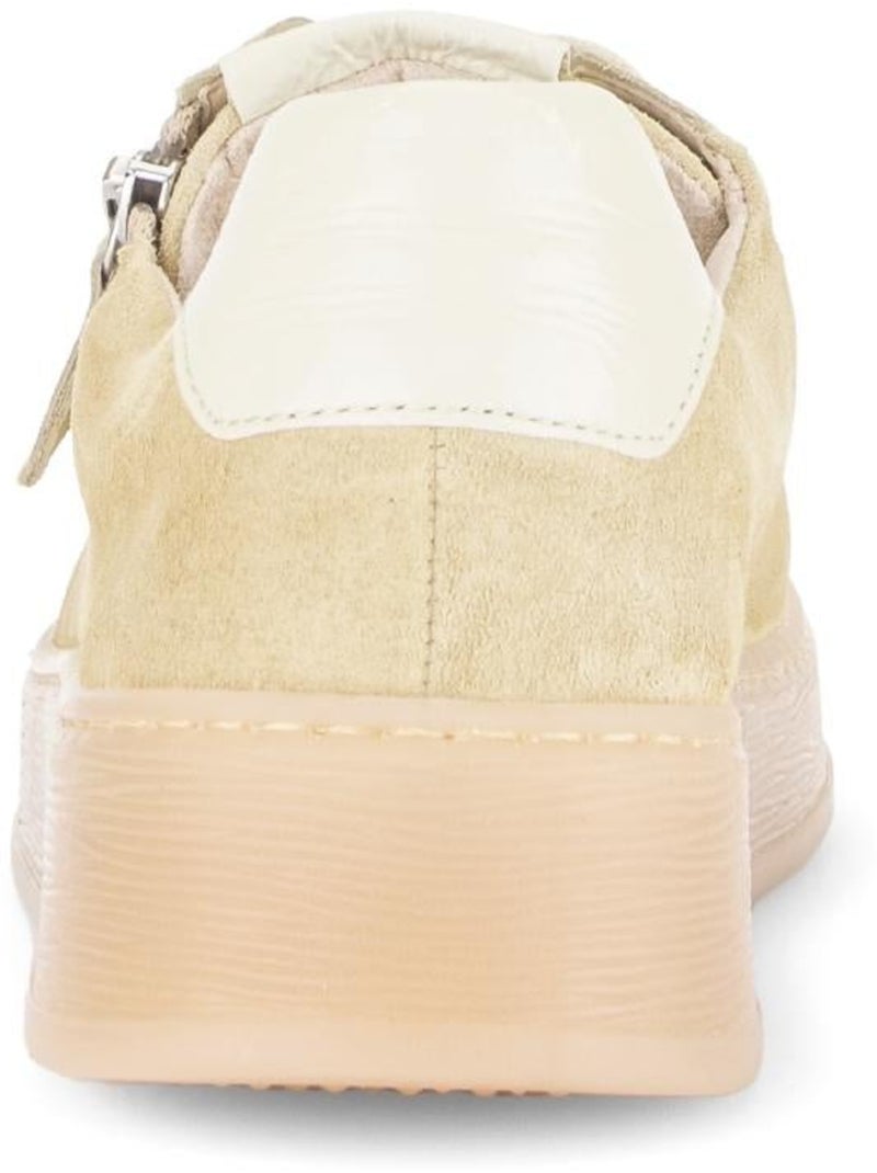 Baskets  en cuir Jaune - Kiabi