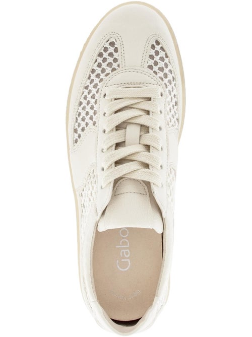 Baskets  en cuir - Kiabi