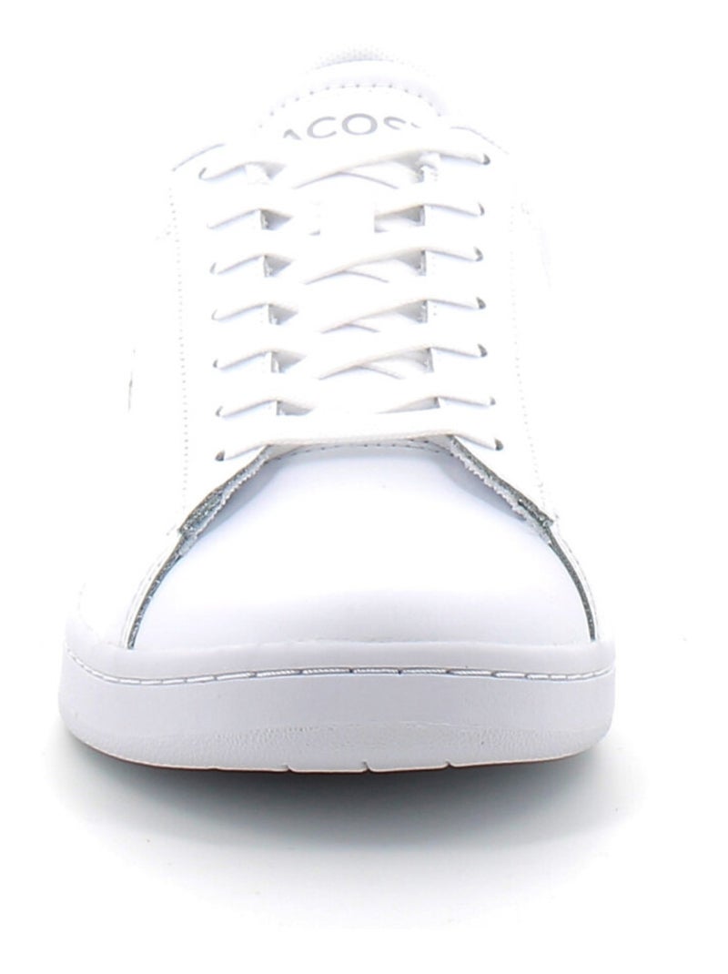 Baskets en Cuir Lacoste Blanc - Kiabi