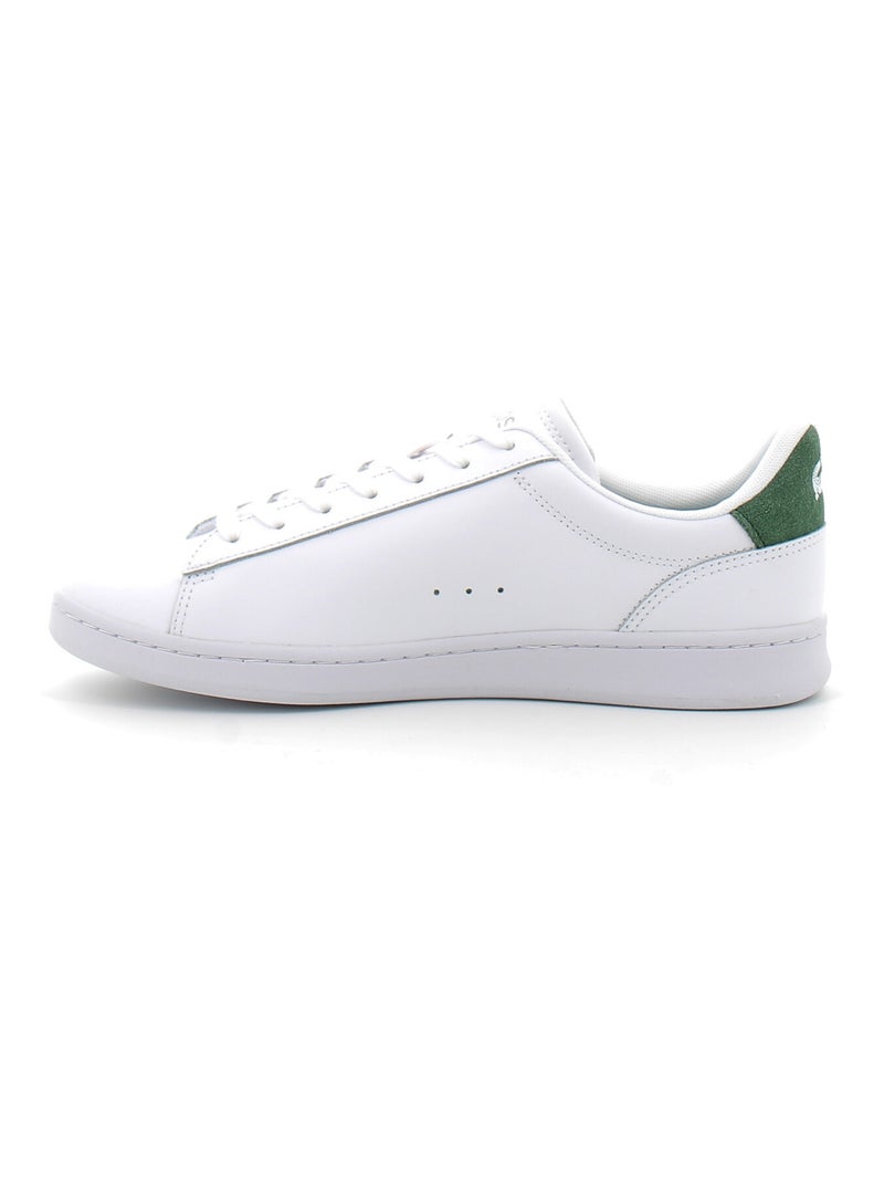 Baskets en Cuir Lacoste Blanc - Kiabi