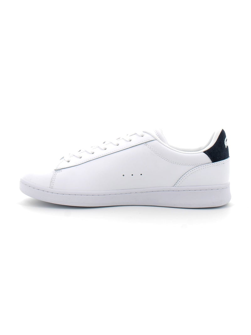 Baskets en Cuir Lacoste Blanc - Kiabi