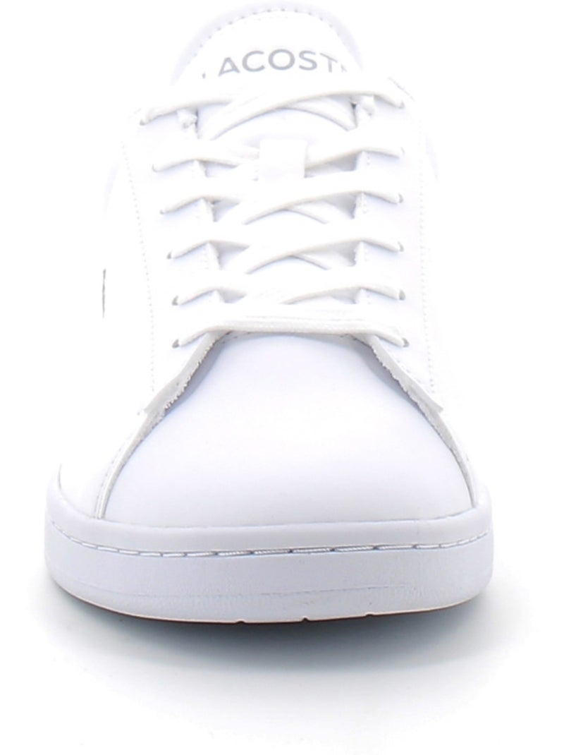 Baskets en Cuir Lacoste Blanc - Kiabi