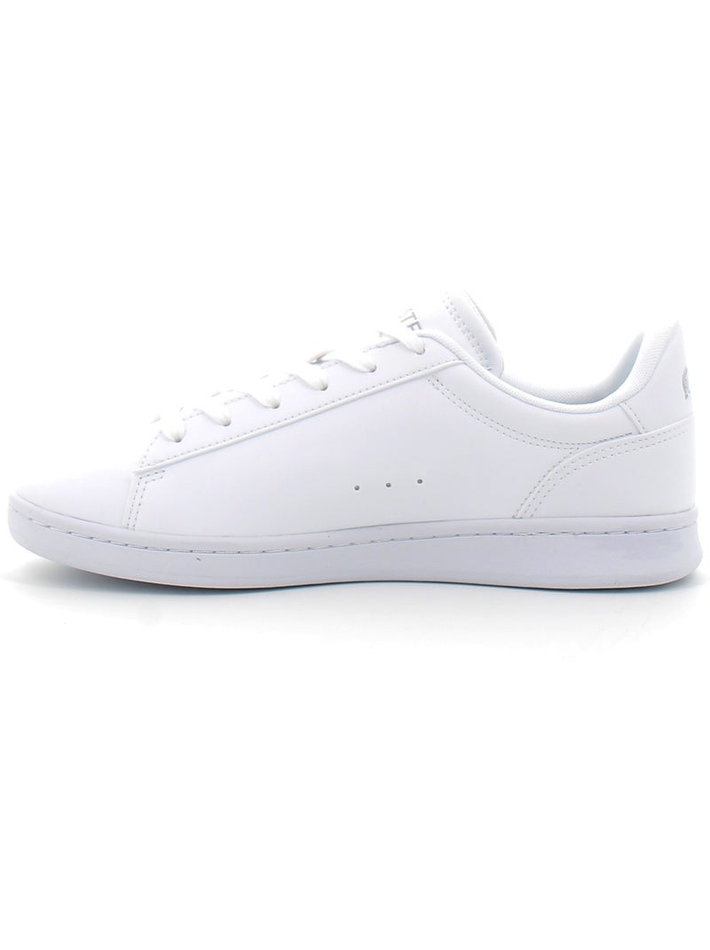 Baskets en Cuir Lacoste Blanc - Kiabi