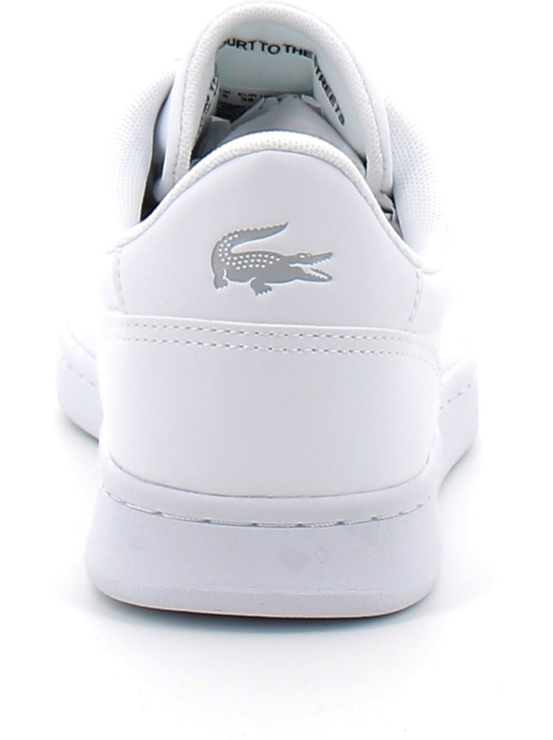 Baskets en Cuir Lacoste Blanc - Kiabi