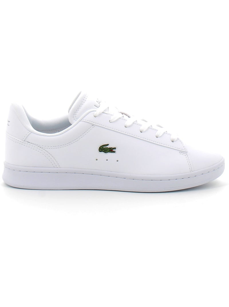 Baskets en Cuir Lacoste Blanc - Kiabi