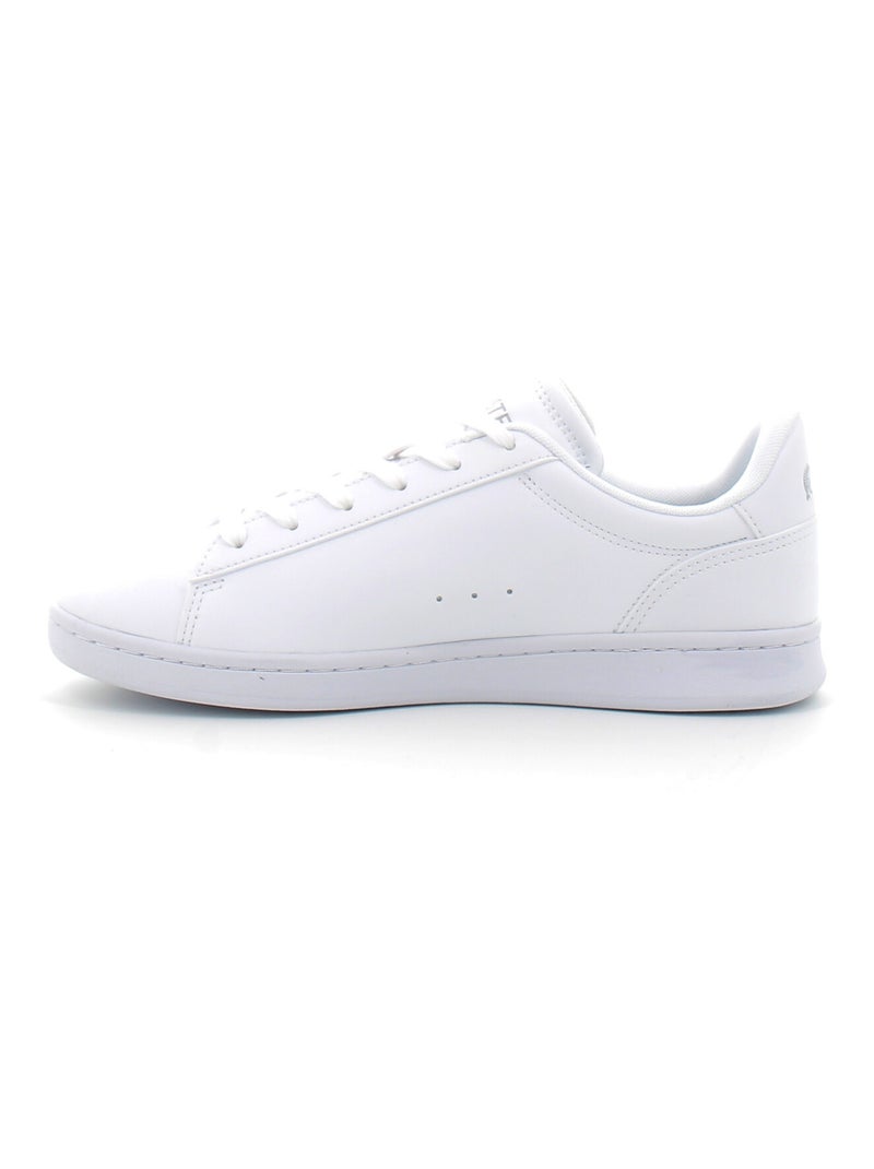 Baskets en Cuir Lacoste Blanc - Kiabi