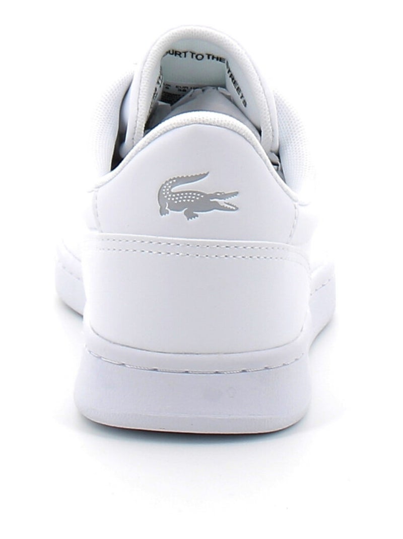 Baskets en Cuir Lacoste Blanc - Kiabi