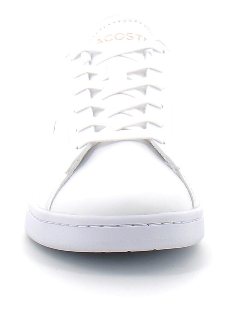Baskets en Cuir Lacoste Blanc - Kiabi