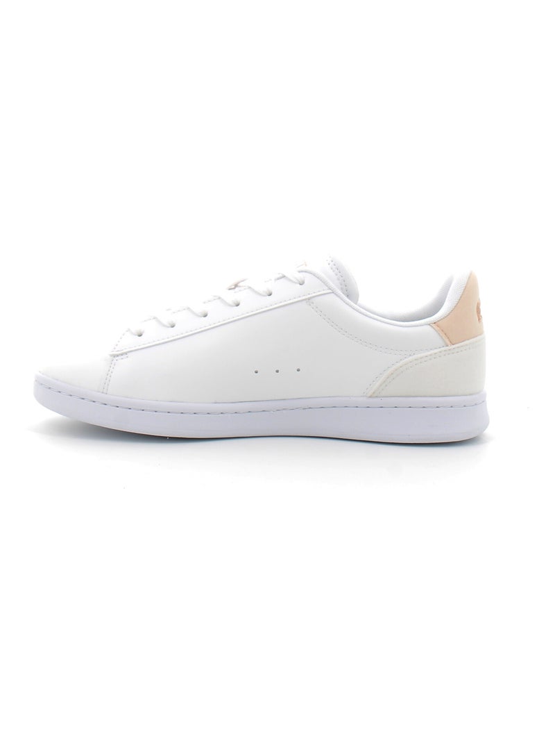Baskets en Cuir Lacoste Blanc - Kiabi
