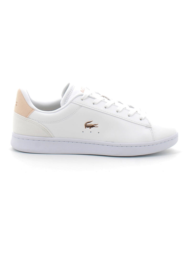 Baskets en Cuir Lacoste Blanc - Kiabi