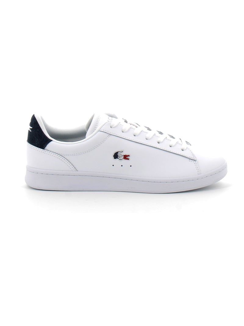 Baskets en Cuir Lacoste Blanc - Kiabi