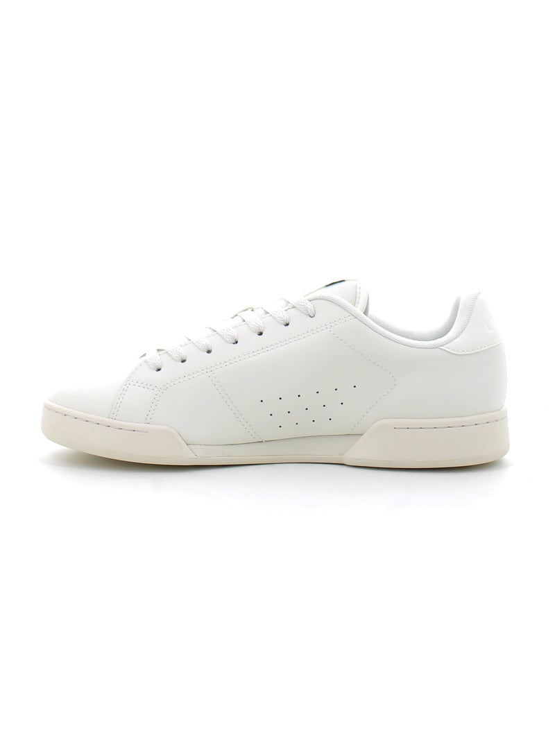Baskets en Cuir Lacoste Blanc - Kiabi