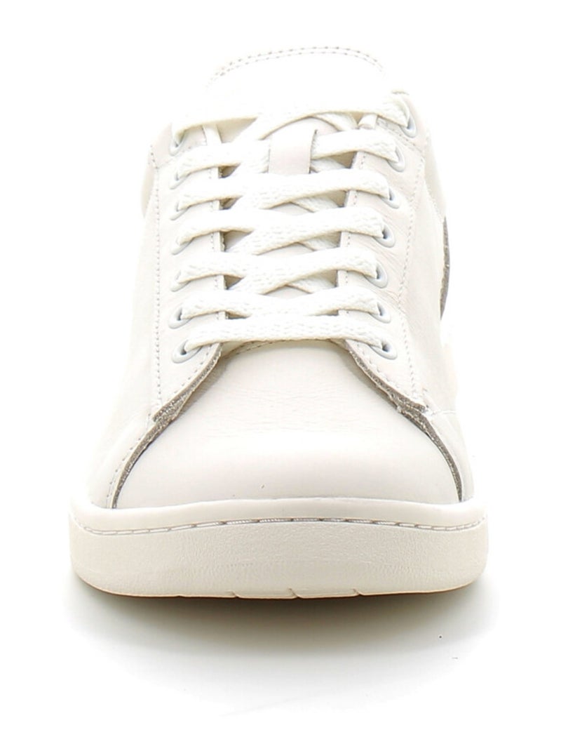 Baskets en Cuir Lacoste Blanc - Kiabi