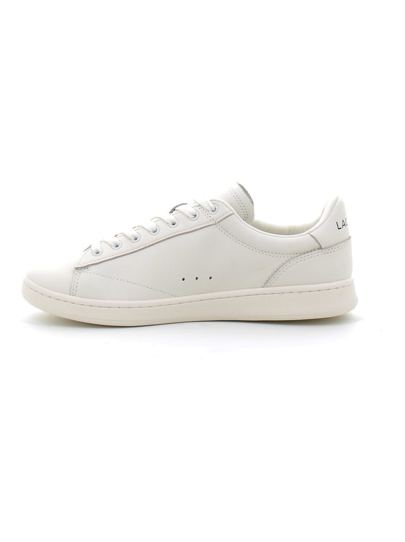 Baskets en Cuir Lacoste Blanc - Kiabi