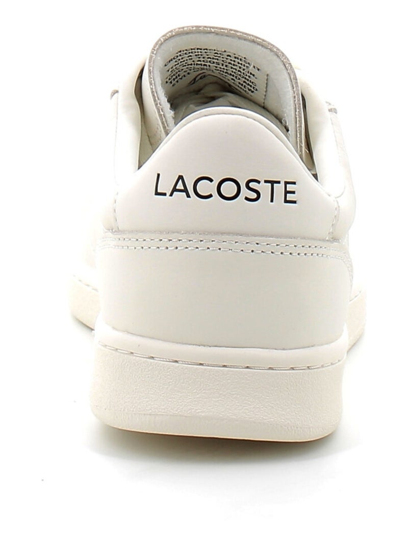Baskets en Cuir Lacoste Blanc - Kiabi