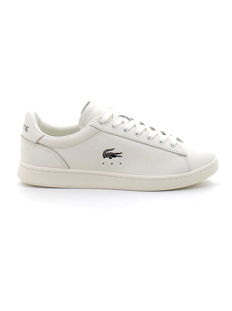 Baskets en Cuir Lacoste Blanc - Kiabi