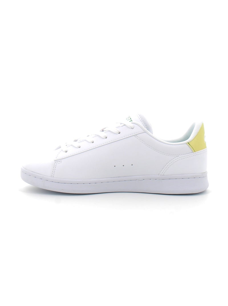 Baskets en Cuir Lacoste Blanc - Kiabi