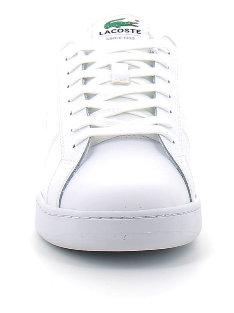 Baskets en Cuir Lacoste Blanc - Kiabi