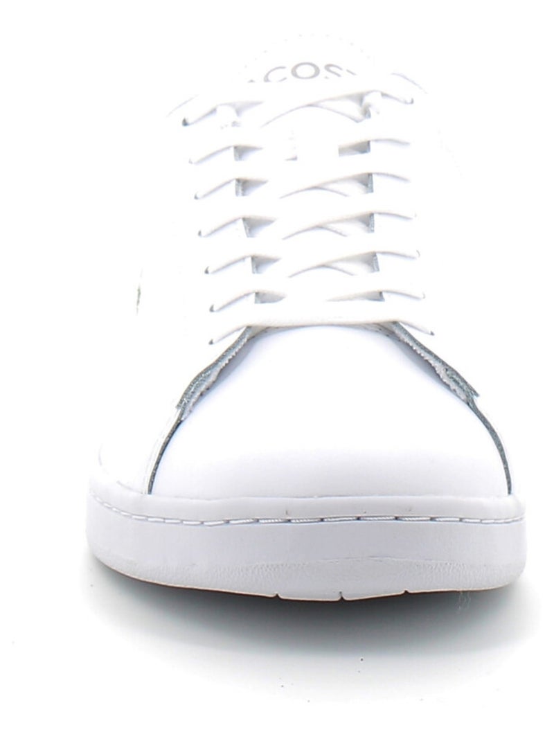 Baskets en Cuir Lacoste Blanc - Kiabi