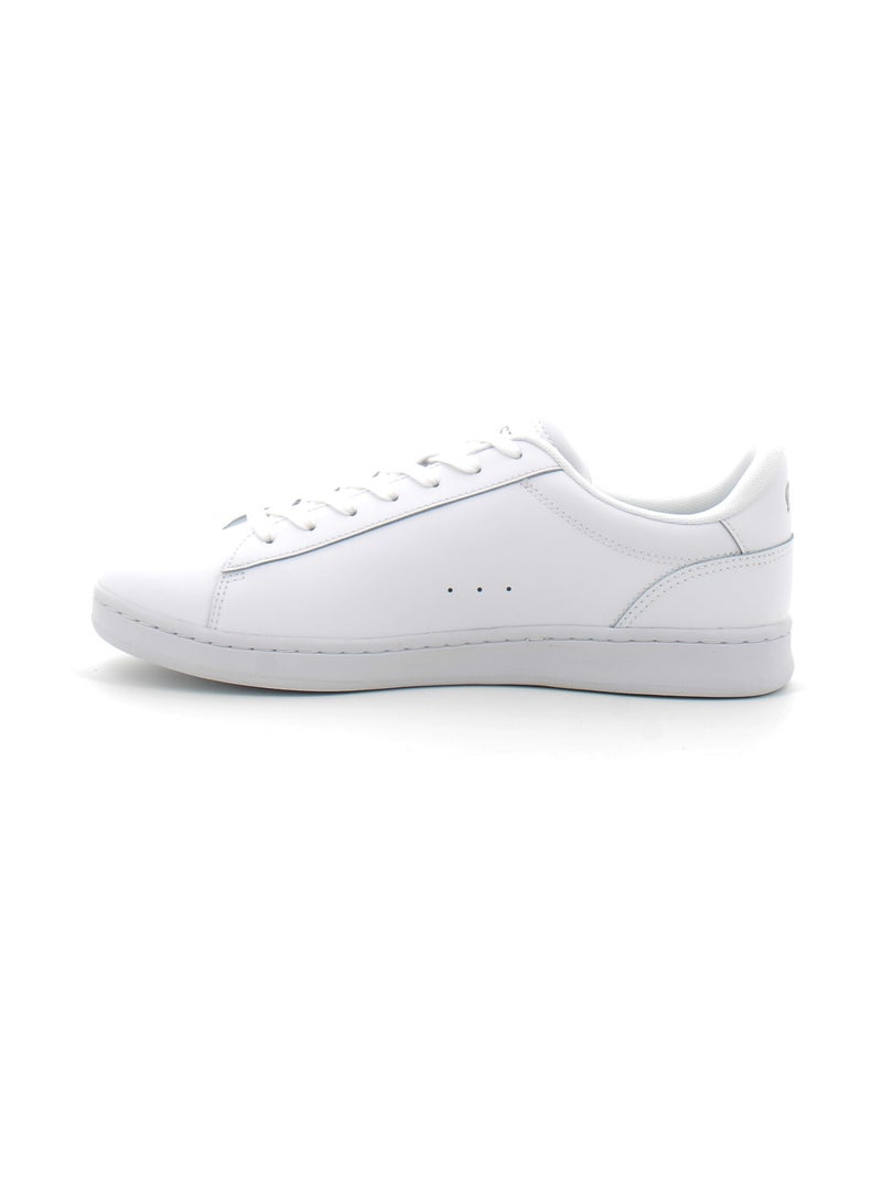 Baskets en Cuir Lacoste Blanc - Kiabi