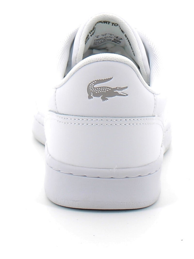 Baskets en Cuir Lacoste Blanc - Kiabi