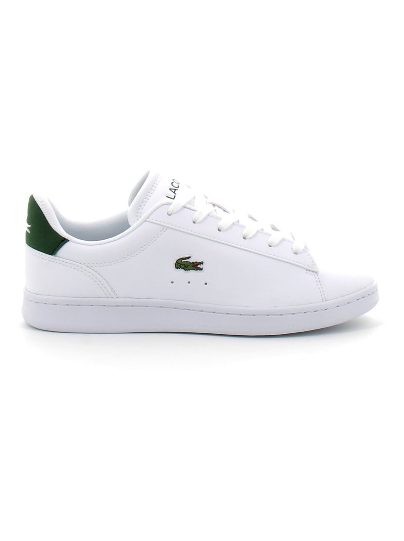 Baskets en Cuir Lacoste Kaki - Kiabi