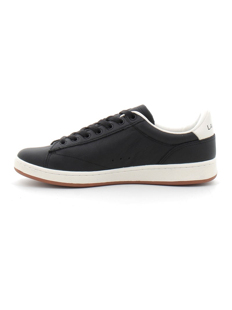 Baskets en Cuir Lacoste Noir - Kiabi