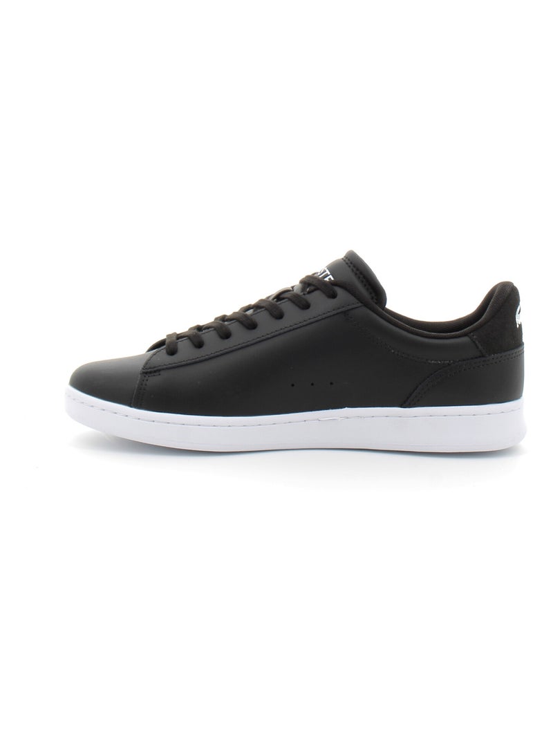 Baskets en Cuir Lacoste Noir - Kiabi
