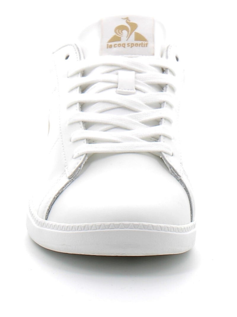 Baskets en Cuir le coq Sportif Blanc - Kiabi