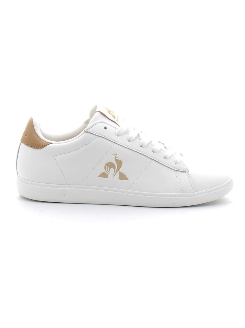Baskets en Cuir le coq Sportif Blanc - Kiabi