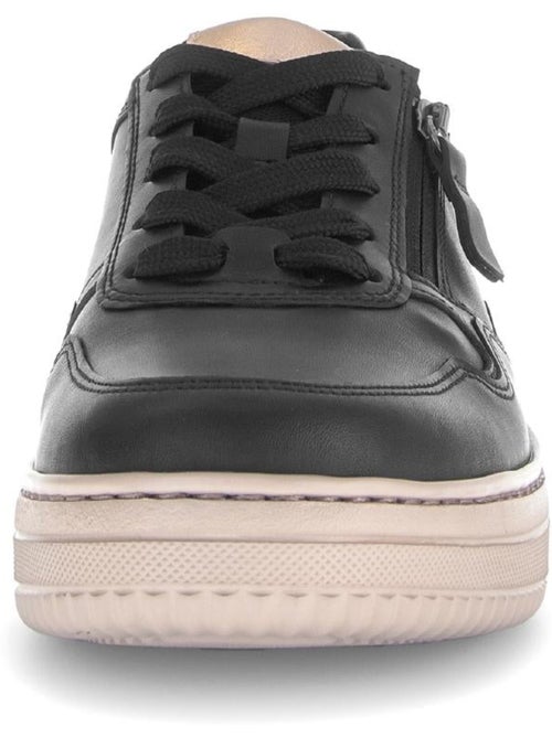 Baskets  en cuir lisse (adaptées Hallux Valgus) - Kiabi