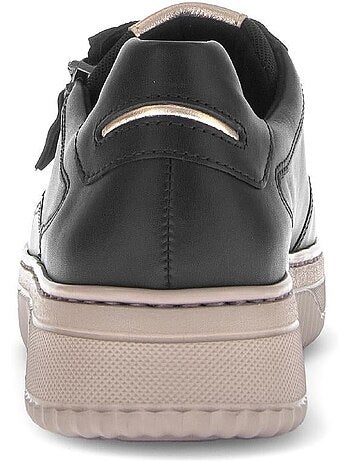 Baskets en cuir lisse (adaptées Hallux Valgus)