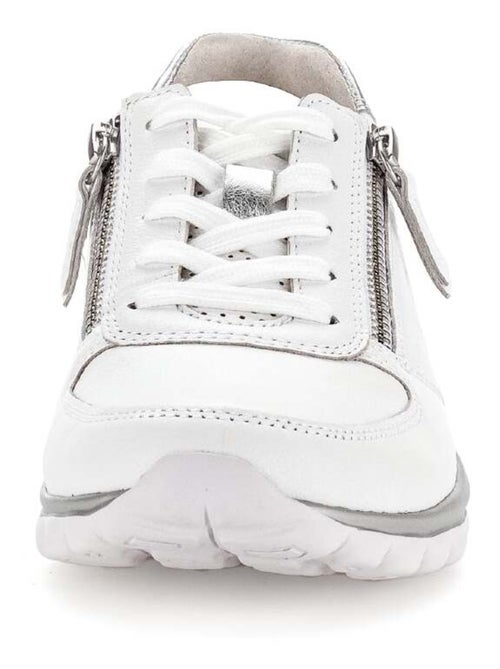 Baskets en cuir lisse - Kiabi Baskets en cuir lisse - Kiabi