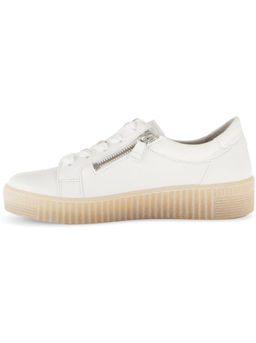 Baskets en cuir lisse - Kiabi Baskets en cuir lisse - Kiabi